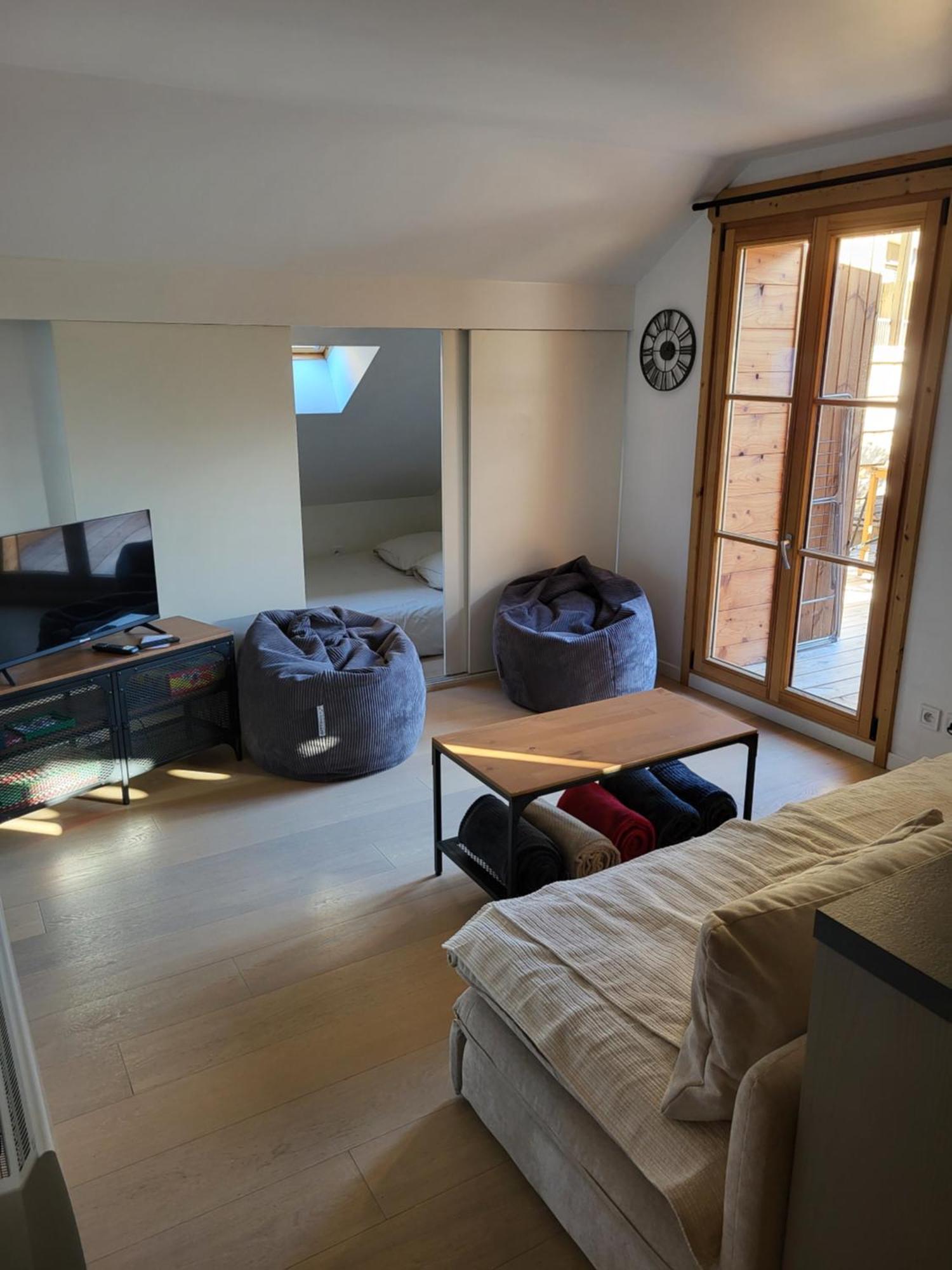 Appartement Duplex Centre Station 5 Personnes Araches-la-Frasse ภายนอก รูปภาพ